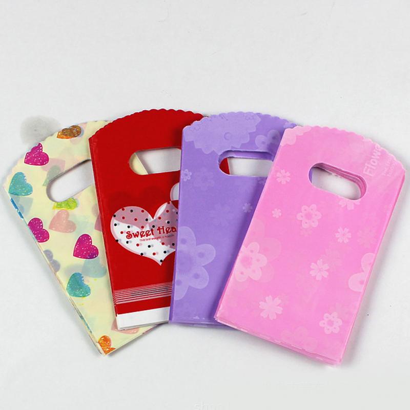Event Party Shop - 다채로운 인쇄 플라스틱 보석 선물 가방,