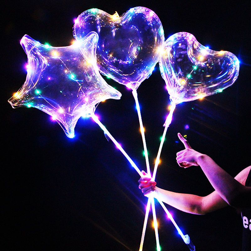 Led Balloon Light - 1 세트 LED 지우기 풍선 투명