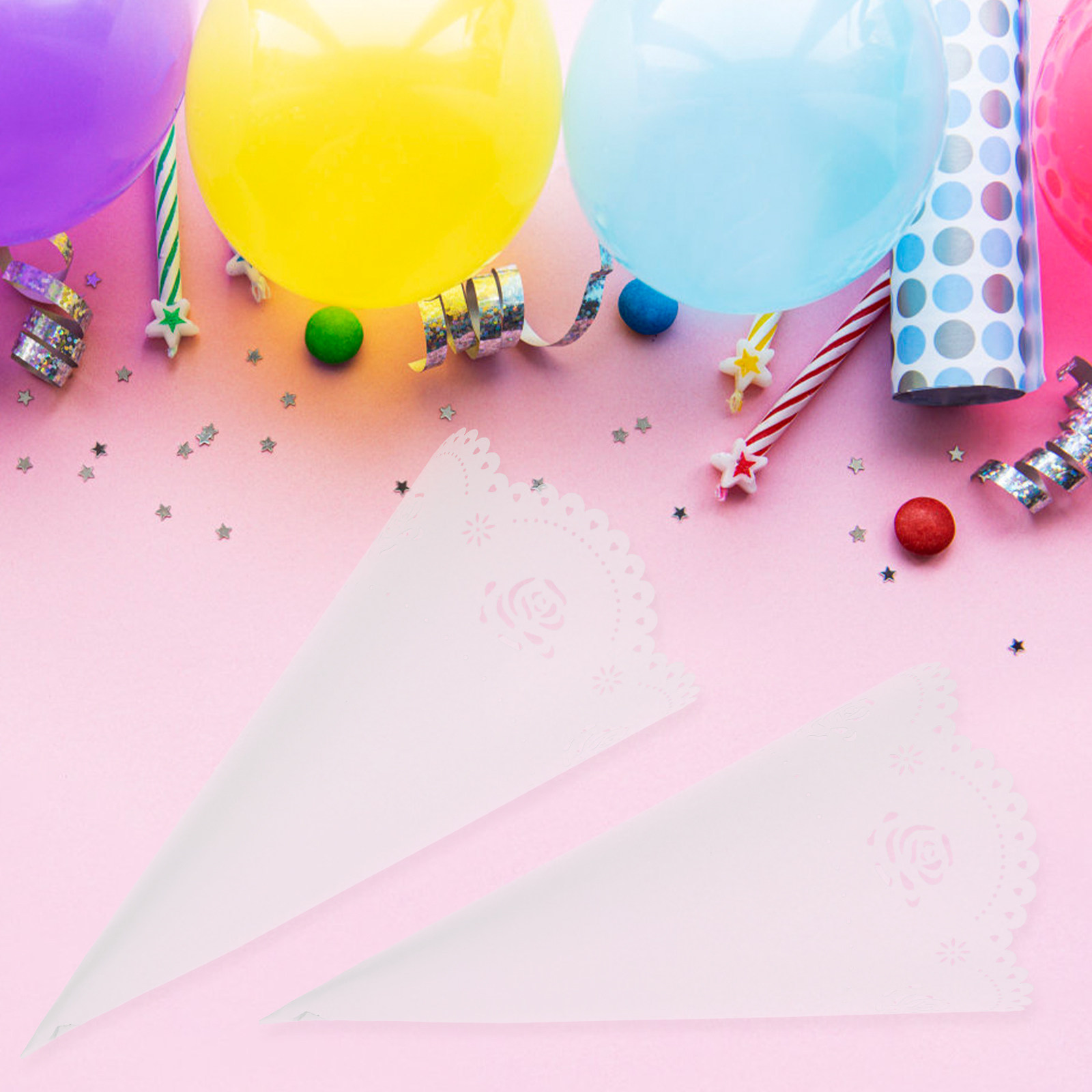 Papercraft Supply Confetti - 20개입 속이 빈 컨페티 홀더 프리미엄