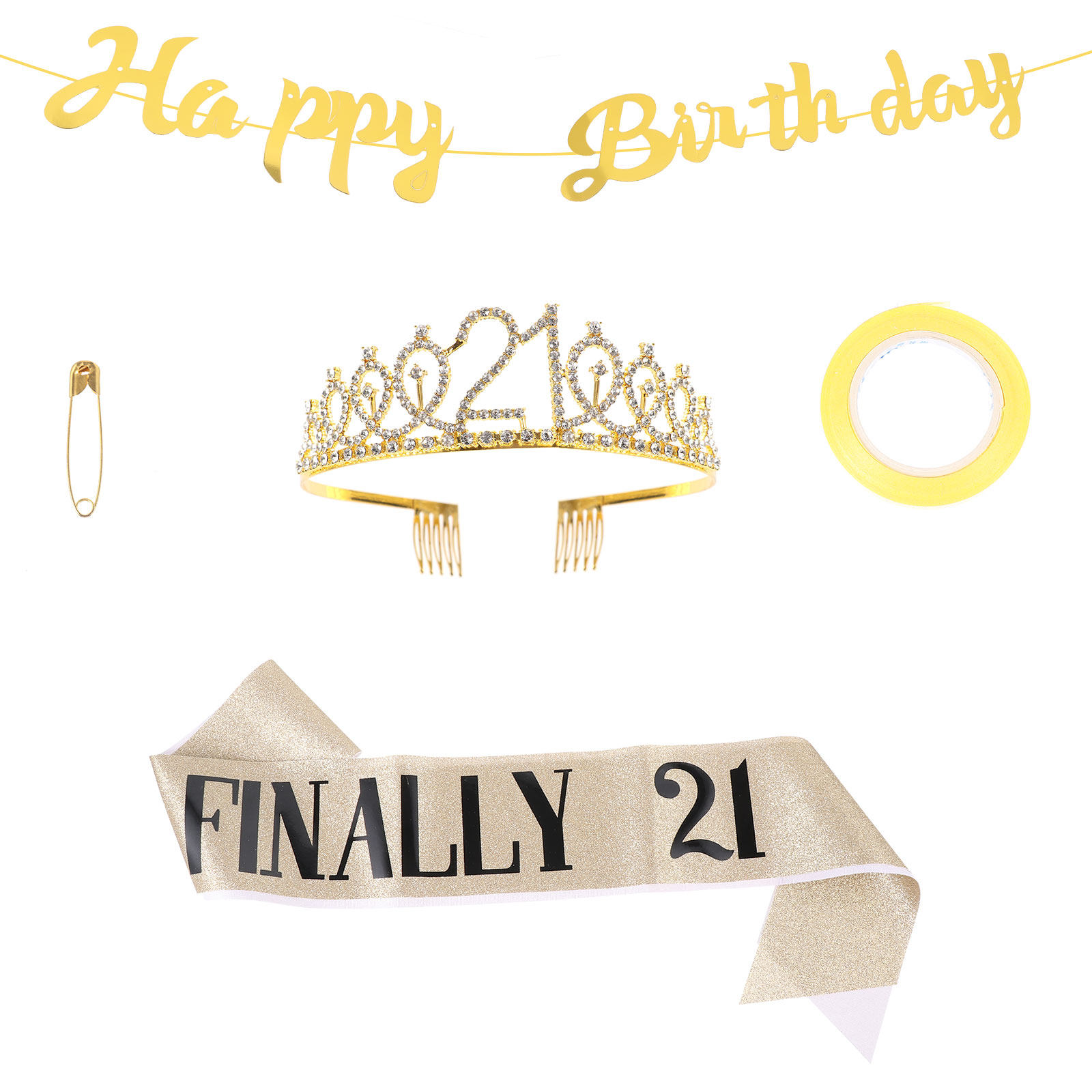 1세트 생일 왕관 장식 세트, 여성 생일 축하용 반짝이 - Birthday Sash Glitter 리뷰 및 가격