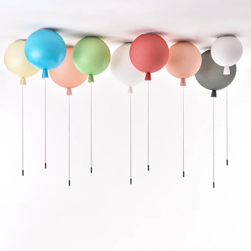 크리 에이 티브 풍선 천장 조명 어린이 방 침실 레스토 - Led Balloon Light 리뷰 및 가격