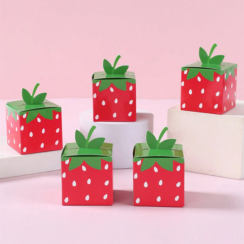 5/10/20pcs 딸기 파티 호의 상자 여름 딸기 선 - Event Party Box 리뷰 및 가격