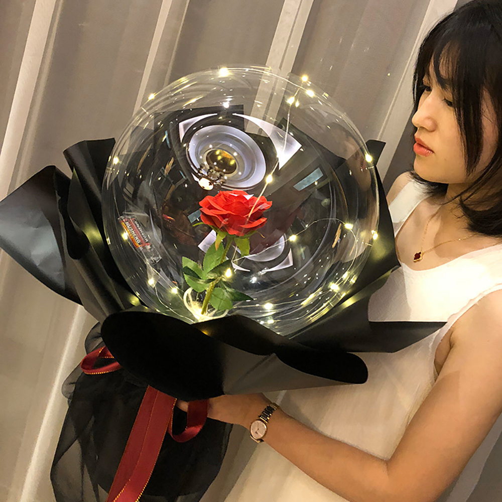 풍선 로즈 발렌타인데이 보보 웨딩 파티 레드 핑크 러브 - Led Balloon Light 리뷰 및 가격