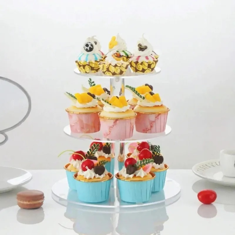 투명 아크릴 3-5단 컵케이크 홀더 대용량 디저트 디스 - Cupcake Stand Tier 리뷰 및 가격