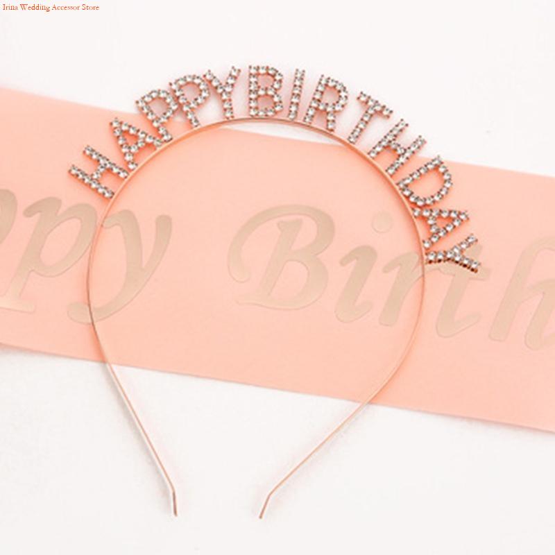 G92D 4 조각 생일 파티 장식 샴페인 생일 세트 밝 - Birthday Sash Glitter 리뷰 및 가격