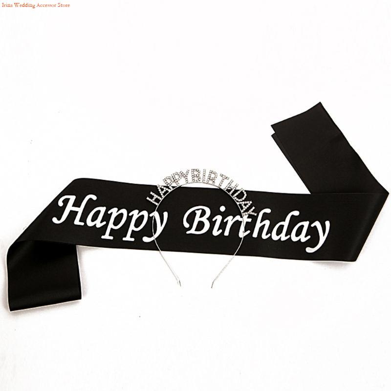 G92D 4 조각 생일 파티 장식 샴페인 생일 세트 밝 - Birthday Sash Glitter 리뷰 및 가격