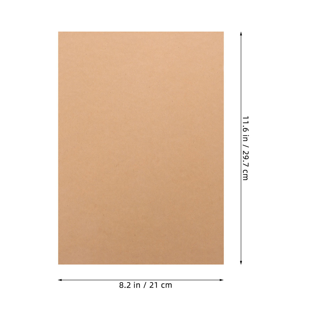 50개 두꺼운 크라프트 카드지 브라운 시트 DIY 공예 - Papercraft Supply Invitation 리뷰 및 가격