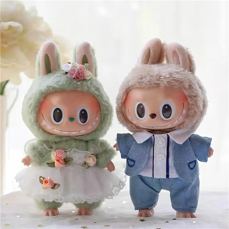 15 17cm 라부부 인형 웨딩 연인 드레스 의상 쉬폰 - Event Suppliers 리뷰 및 가격