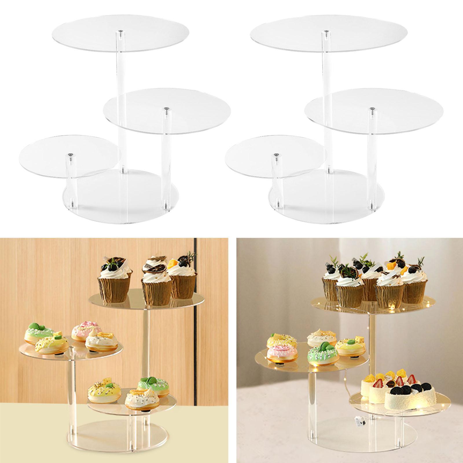 3단 아크릴 컵케이크 스탠드 케이크 디스플레이 라이저  - Cupcake Stand Tier 리뷰 및 가격