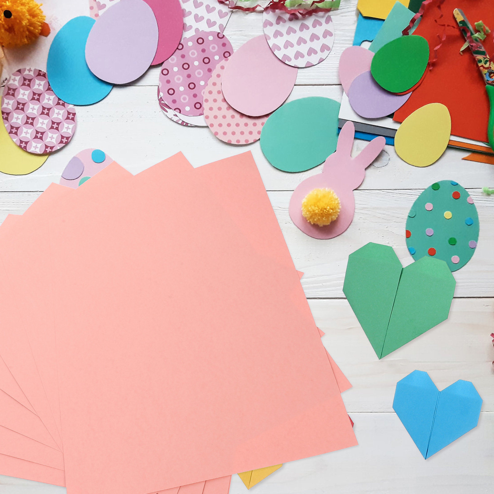 20장 핑크 카드지 종이 컬러 카드 만들기 용품 DIY - Papercraft Supply Invitation 리뷰 및 가격