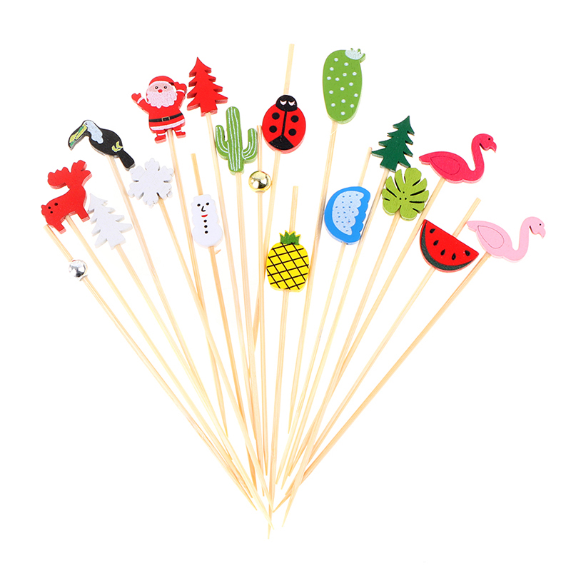 스타 일회용 대나무 꼬치, 음식 칵테일 픽, 뷔페 과일 - Centerpiece Stick 리뷰 및 가격