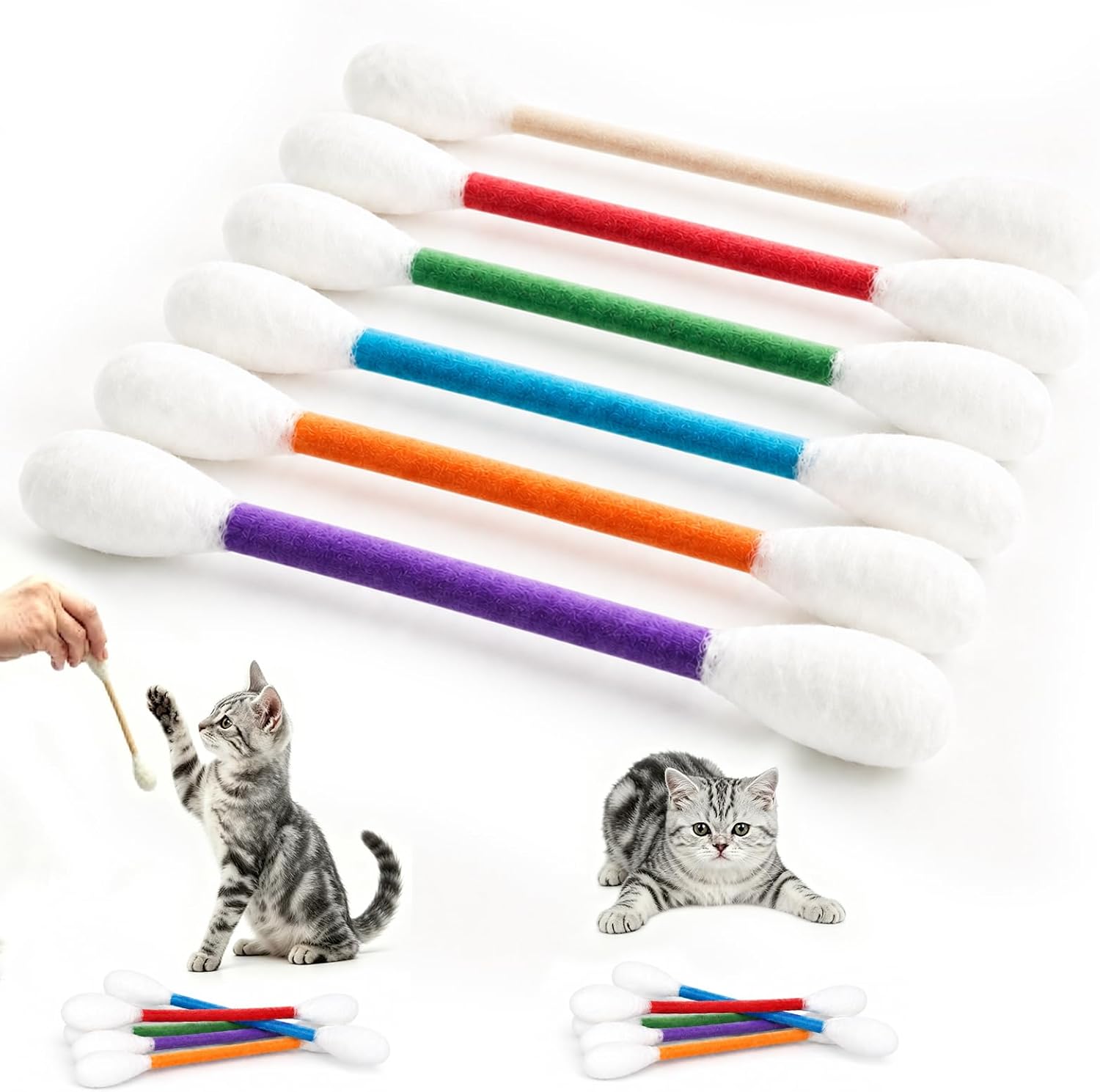 창의적인 고양이 민트 장난감, 대형 솜사탕 모양, 6개 - Cotton Candy Cone 리뷰 및 가격