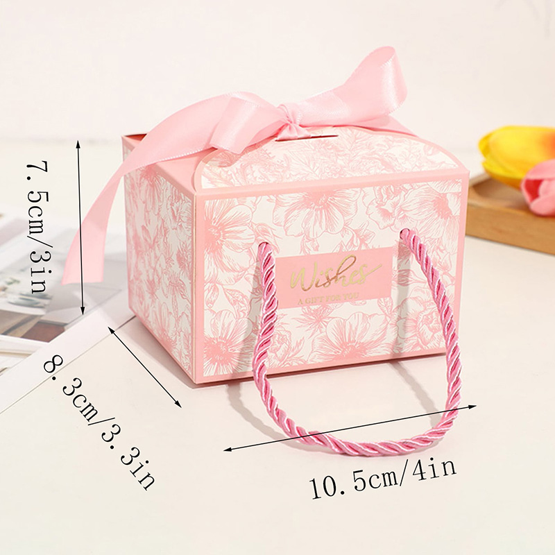 손잡이가 달린 소원 캔디 박스, 레이스 플라워 초콜릿, - Event Party Box 리뷰 및 가격
