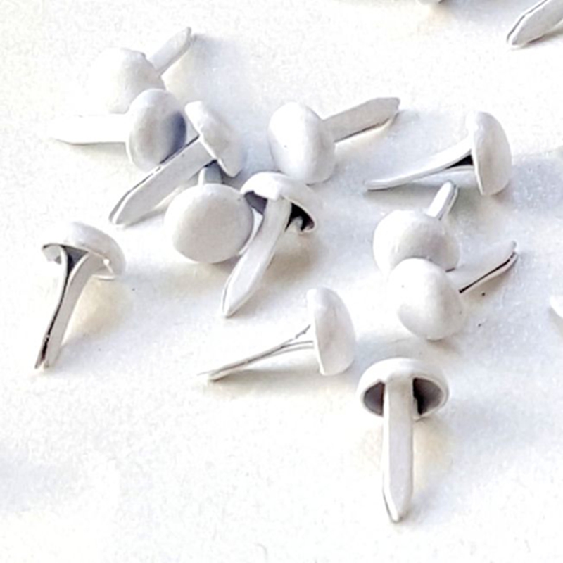500pcs 4.5mm 화이트 금속 brads scra - Papercraft Supply Invitation 리뷰 및 가격