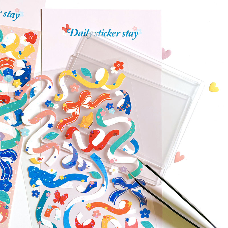 보니토 B6075 꽃 리본 스티커 휴대폰 사진 데코 스 - Papercraft Supply Ribbon 리뷰 및 가격