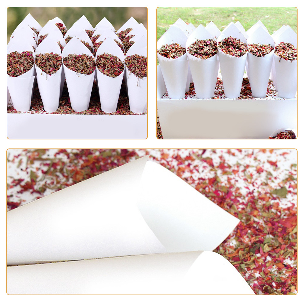 60Pcs 웨딩 색종이 콘 꽃 꽃다발 홀더 색종이 콘  - Papercraft Supply Confetti 리뷰 및 가격