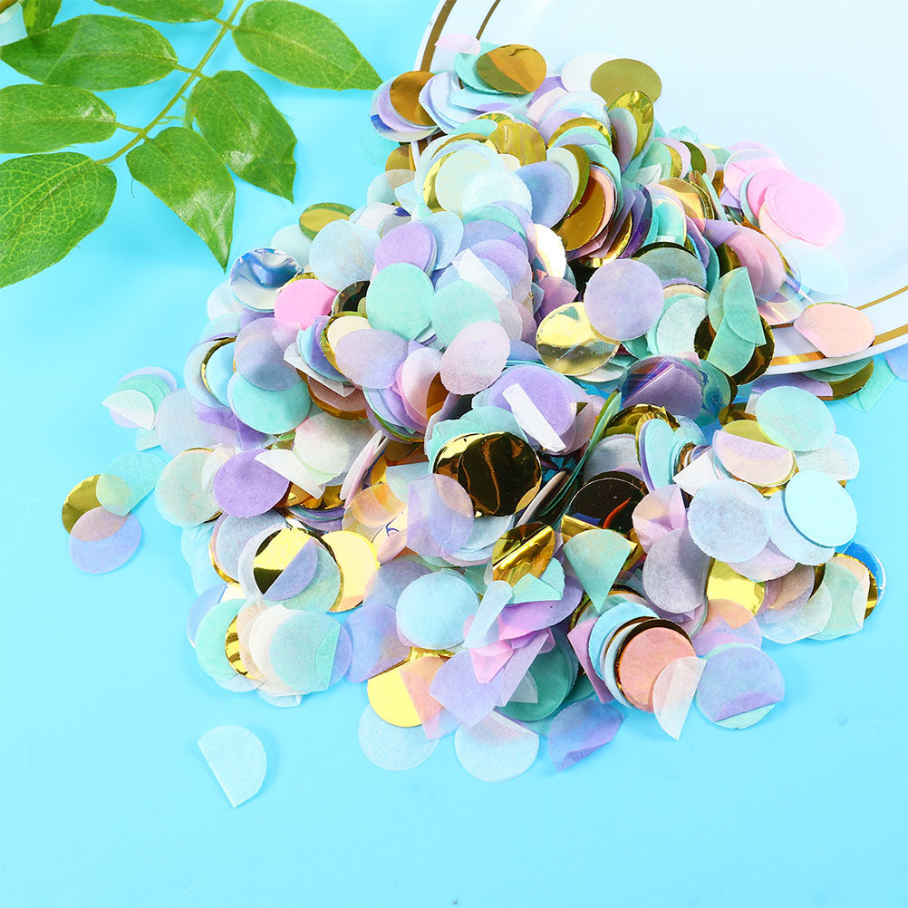 1팩 50G 우아한 원형 종이 조각꽃 1cm 브라이덜  - Papercraft Supply Confetti 리뷰 및 가격